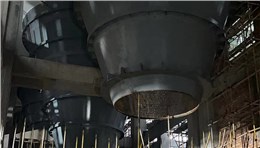 燒結車間料倉施工